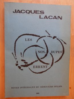 Les non-dupes errent