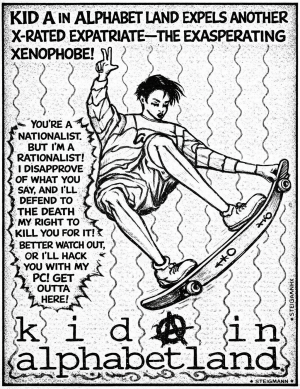 Kid A In Alphabet Land – Xenophobe